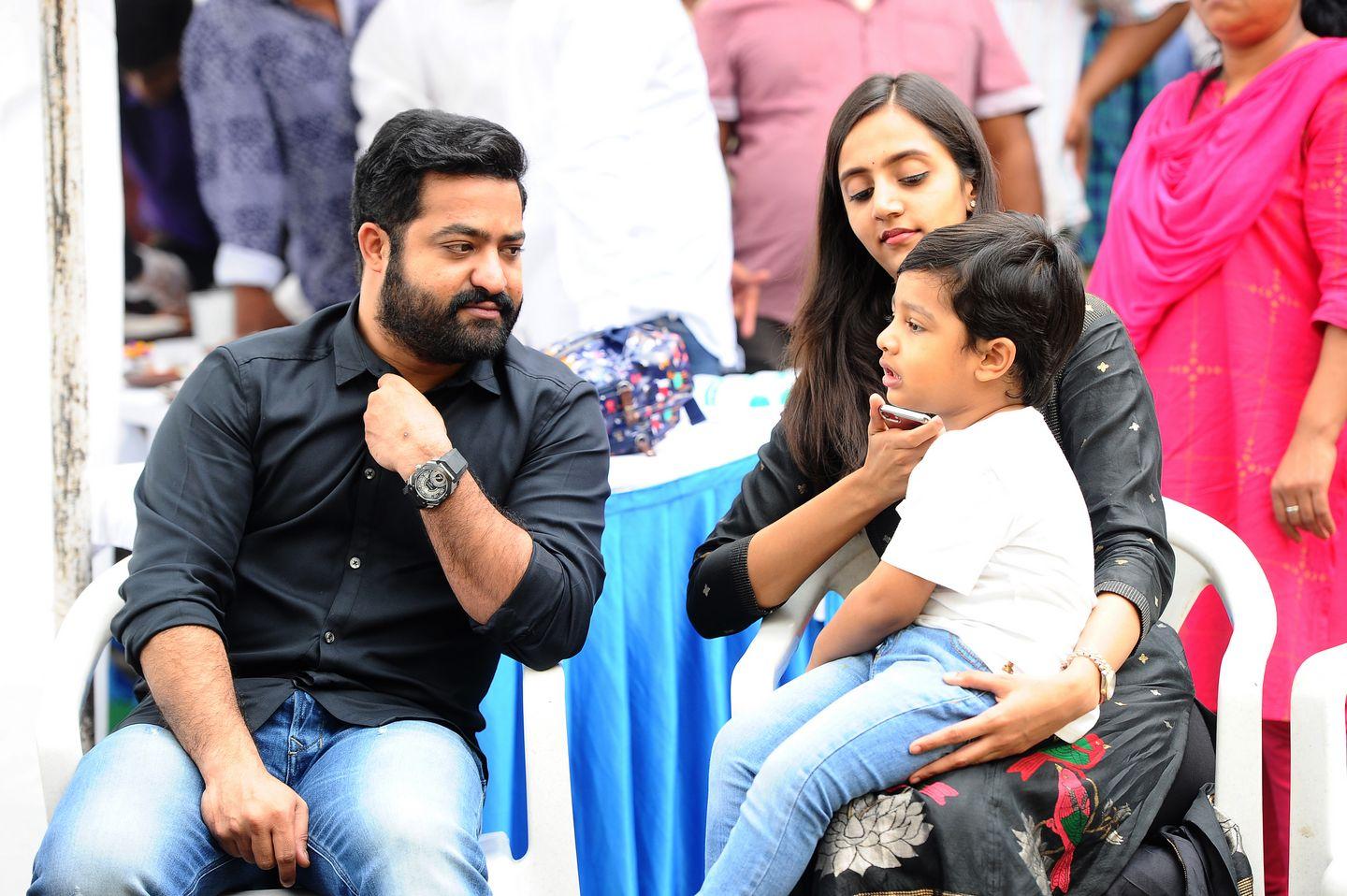 NTR & Trivikram New Movie Launch HD Photos