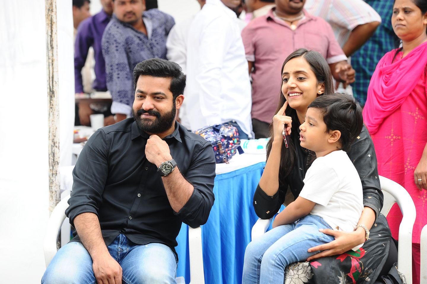 NTR & Trivikram New Movie Launch HD Photos