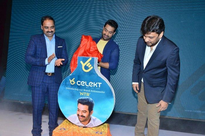NTR as Celekt Mobiles Brand Ambassador Photos