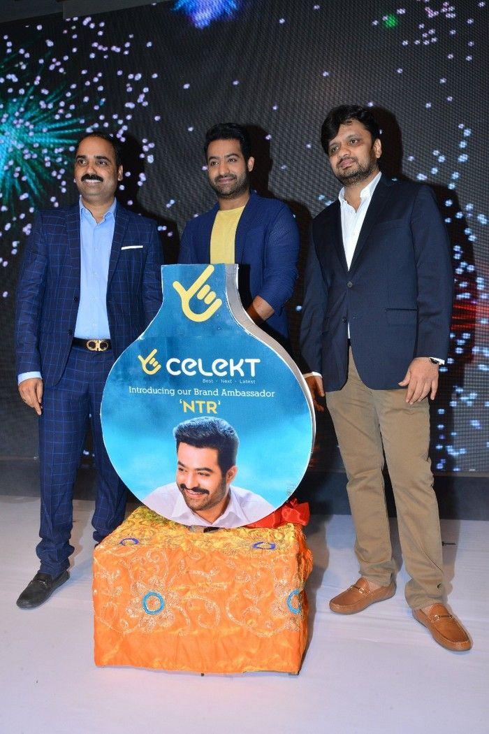 NTR as Celekt Mobiles Brand Ambassador Photos