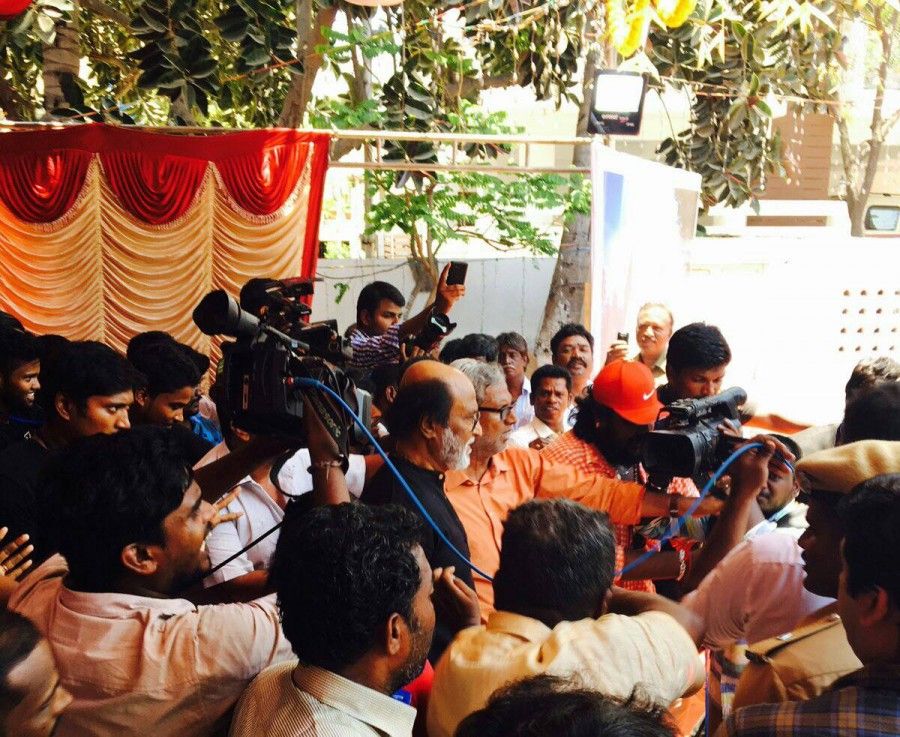 Nadigar Sangam Building Pooja Photos