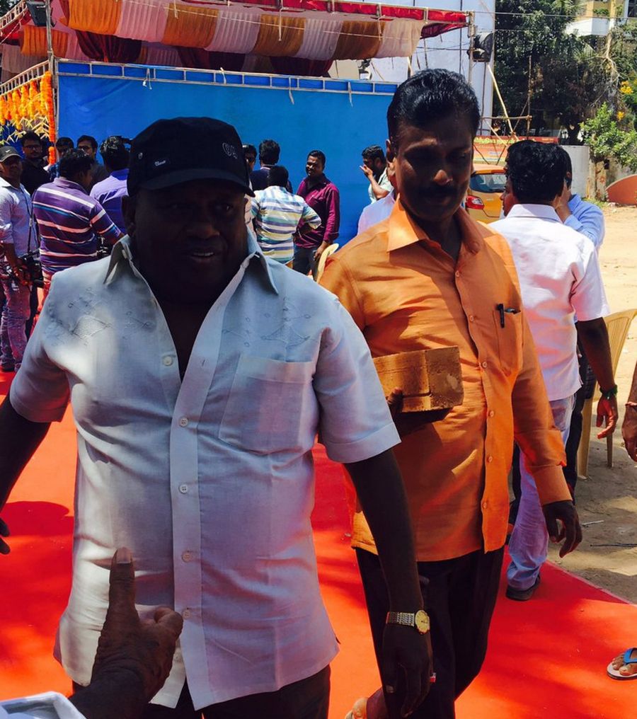 Nadigar Sangam Building Pooja Photos