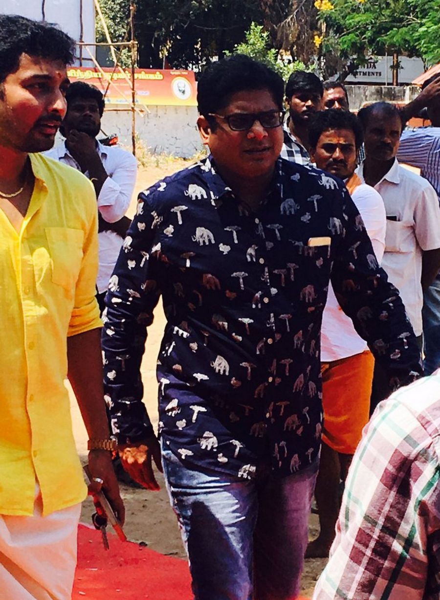 Nadigar Sangam Building Pooja Photos