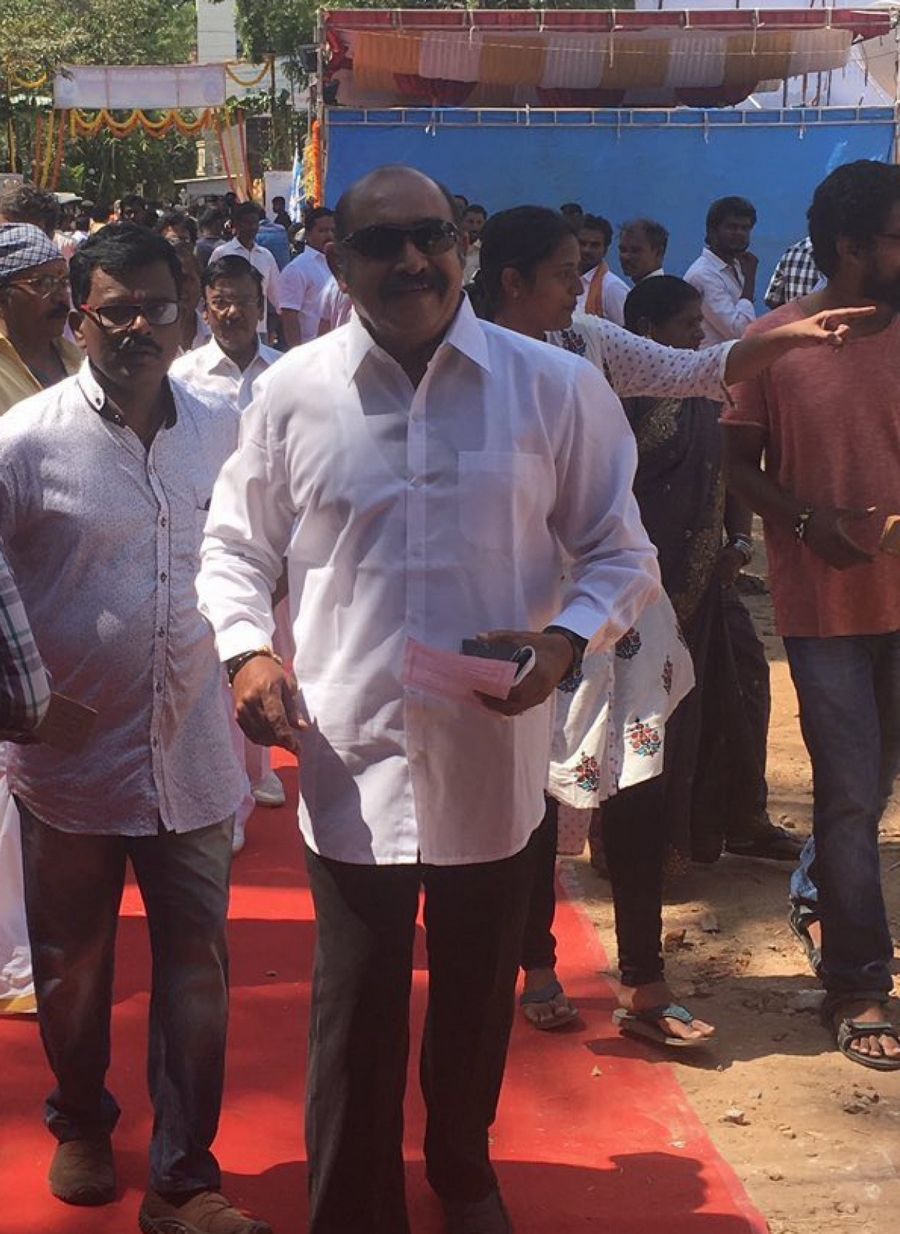 Nadigar Sangam Building Pooja Photos