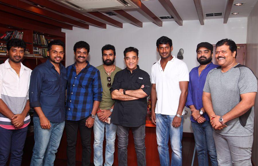 Nadigar Sangam members congratulate Kamal Haasan