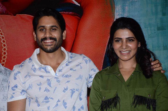Naga Chaitanya & Samantha at Chi La Sow Movie Press Meet Photos