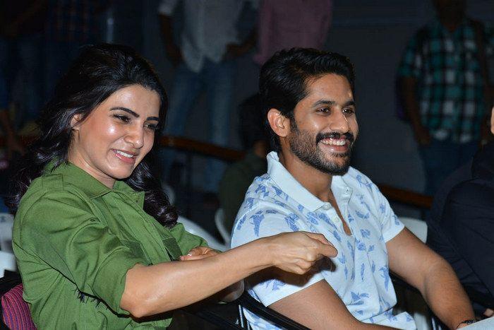 Naga Chaitanya & Samantha at Chi La Sow Movie Press Meet Photos