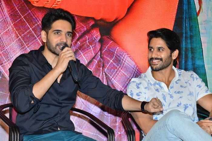 Naga Chaitanya & Samantha at Chi La Sow Movie Press Meet Photos