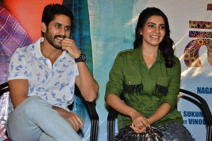 Naga Chaitanya & Samantha at Chi La Sow Movie Press Meet Photos