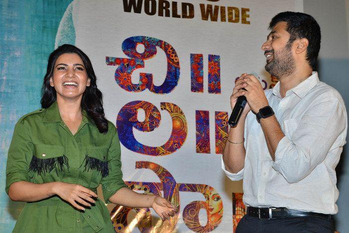 Naga Chaitanya & Samantha at Chi La Sow Movie Press Meet Photos