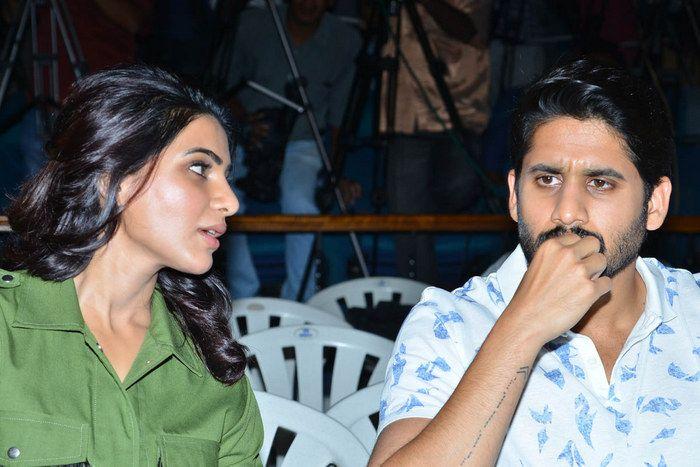 Naga Chaitanya & Samantha at Chi La Sow Movie Press Meet Photos