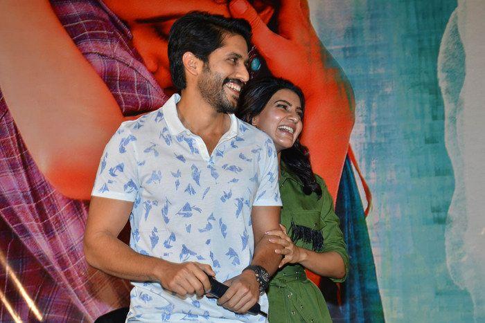 Naga Chaitanya & Samantha at Chi La Sow Movie Press Meet Photos