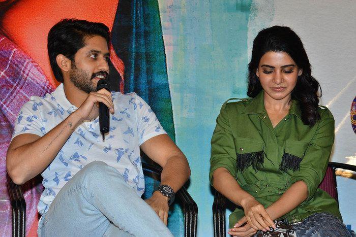 Naga Chaitanya & Samantha at Chi La Sow Movie Press Meet Photos