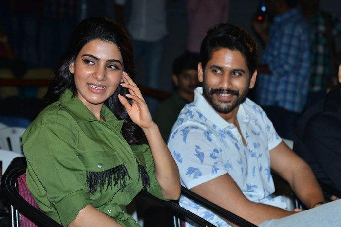 Naga Chaitanya & Samantha at Chi La Sow Movie Press Meet Photos