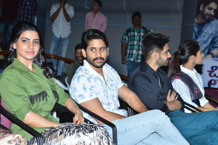 Naga Chaitanya & Samantha at Chi La Sow Movie Press Meet Photos