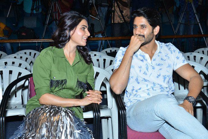 Naga Chaitanya & Samantha at Chi La Sow Movie Press Meet Photos