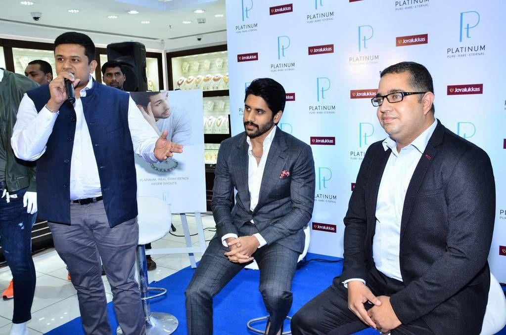 Naga Chaitanya Stills At Joyalukkas Men Jewellery Launch