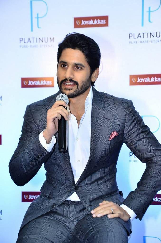 Naga Chaitanya Stills At Joyalukkas Men Jewellery Launch
