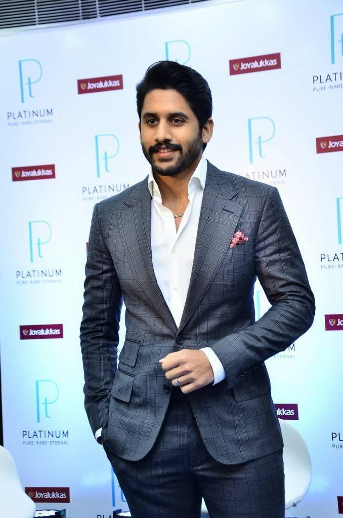 Naga Chaitanya Stills At Joyalukkas Men Jewellery Launch