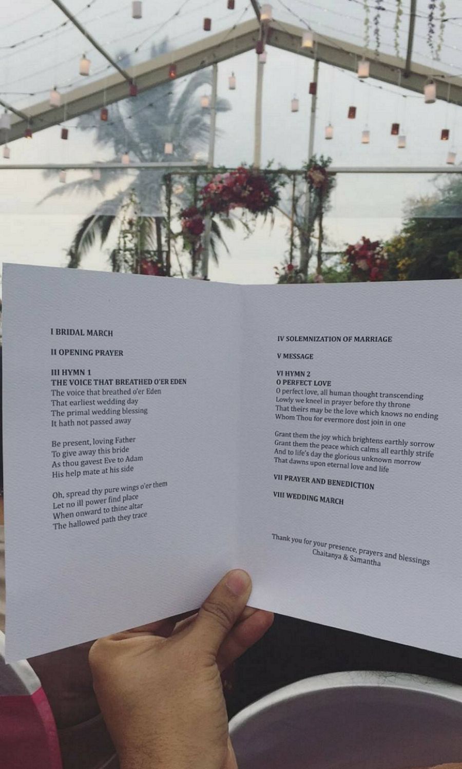 Naga Chaitanya and Samantha Christian Wedding Photos