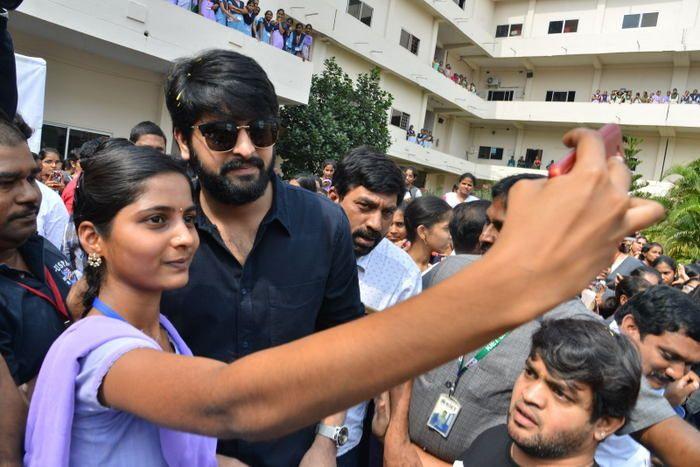 Naga Shourya promotes Chalo Movie Photos