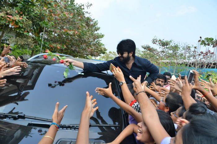 Naga Shourya promotes Chalo Movie Photos