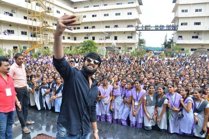 Naga Shourya promotes Chalo Movie Photos