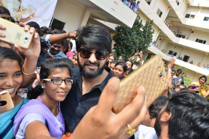 Naga Shourya promotes Chalo Movie Photos