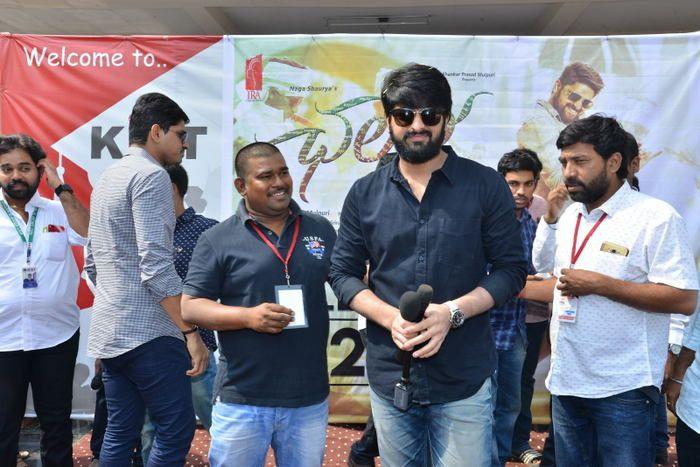 Naga Shourya promotes Chalo Movie Photos