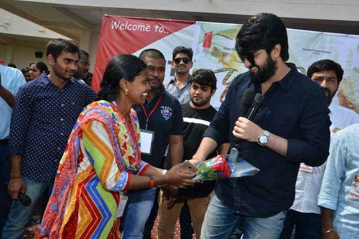 Naga Shourya promotes Chalo Movie Photos