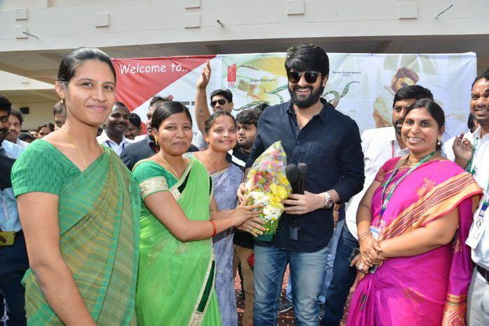 Naga Shourya promotes Chalo Movie Photos