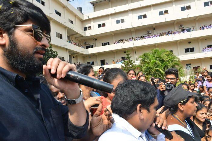 Naga Shourya promotes Chalo Movie Photos