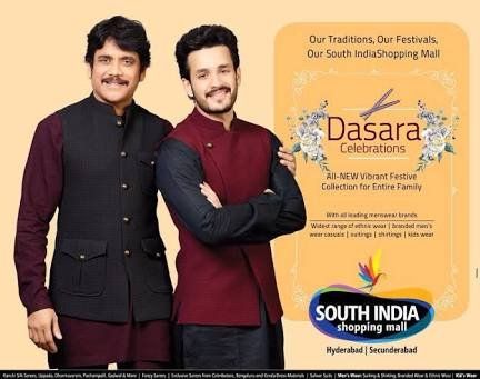 Nagarjuna & Akhil launches South India Shopping Mall