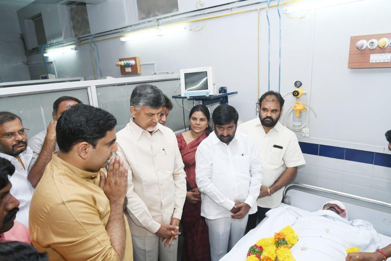 Nandamuri Family And Fans Visit Hospital Photos
