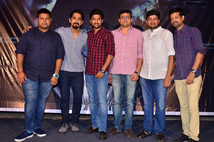 Nani & Siddharth at Gruham Movie Trailer Launch