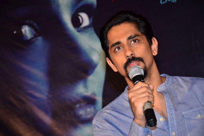 Nani & Siddharth at Gruham Movie Trailer Launch