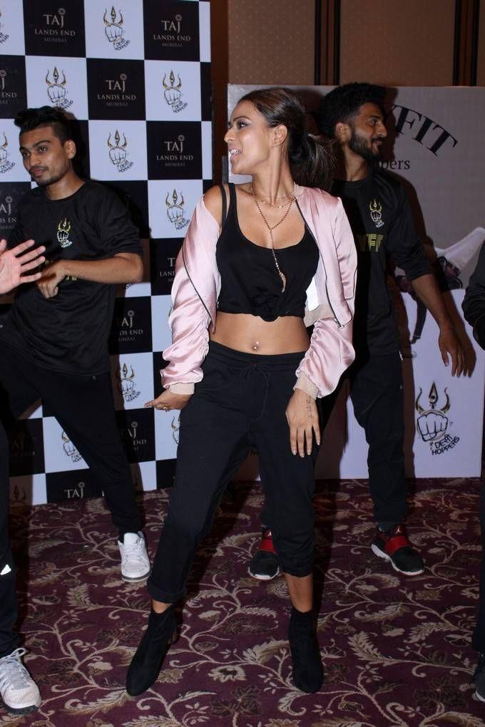 Nia Sharma Stills At Desi Hoppers Bollyfit Launch