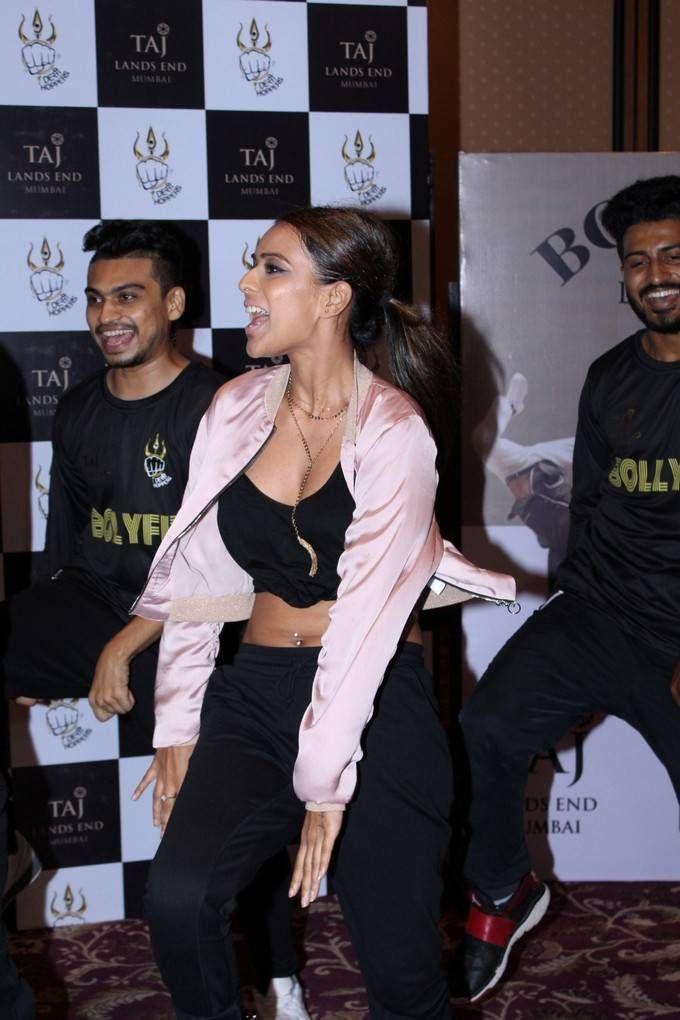 Nia Sharma Stills At Desi Hoppers Bollyfit Launch