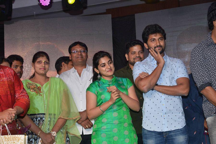 Ninnu Kori Movie Block Bluster Celebrations at Vijaywada Photos