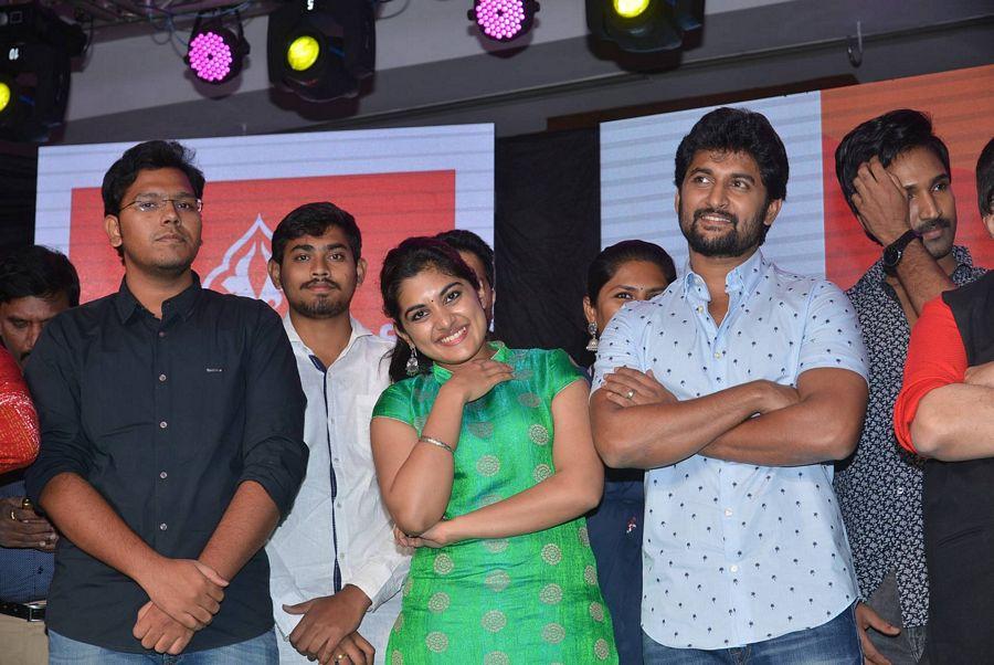 Ninnu Kori Movie Block Bluster Celebrations at Vijaywada Photos