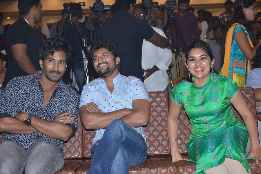 Ninnu Kori Movie Block Bluster Celebrations at Vijaywada Photos