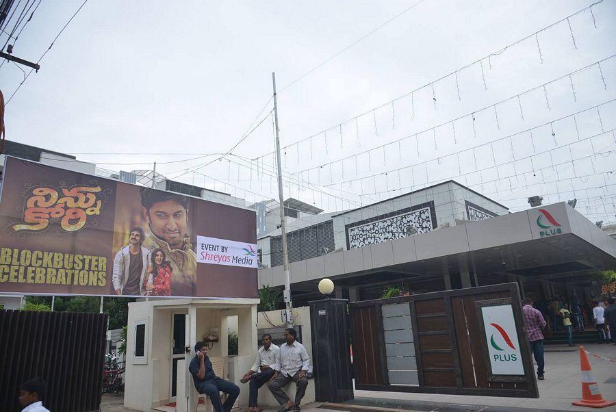 Ninnu Kori Movie Block Bluster Celebrations at Vijaywada Photos