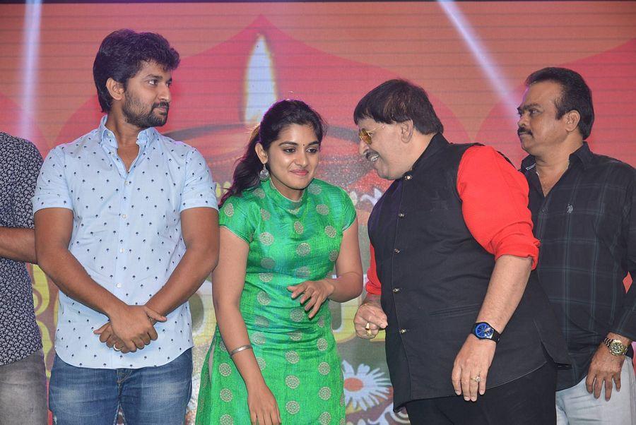 Ninnu Kori Movie Block Bluster Celebrations at Vijaywada Photos