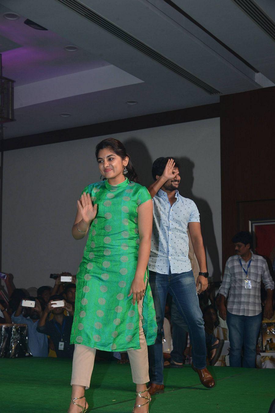 Ninnu Kori Movie Block Bluster Celebrations at Vijaywada Photos