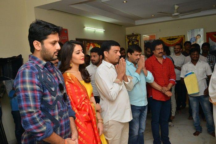 Nithiin's Srinivasa Kalyanam Movie Opening Photos