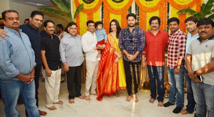Nithiin's Srinivasa Kalyanam Movie Opening Photos