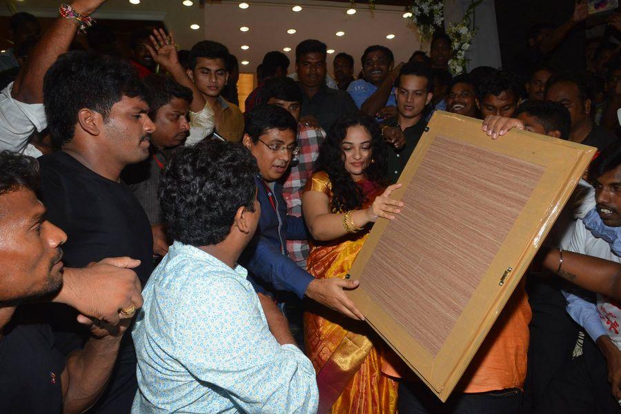 Nithya Menen At Kalamandir 25th Store Opening Photos