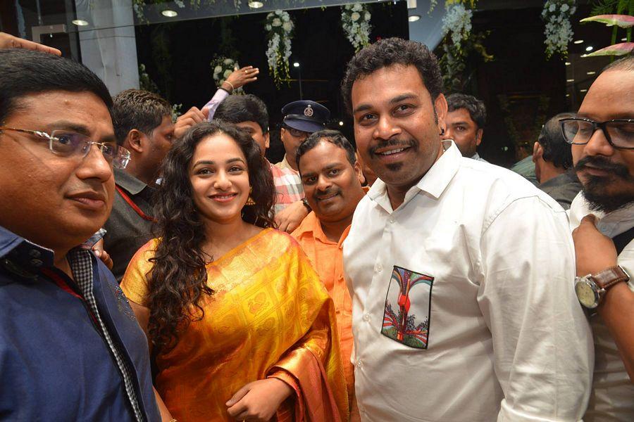 Nithya Menen At Kalamandir 25th Store Opening Photos