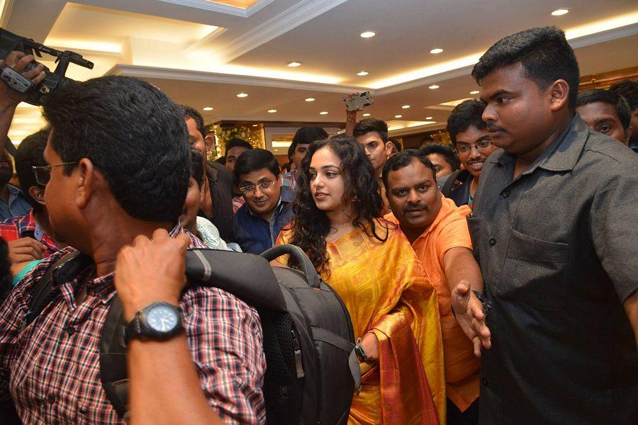 Nithya Menen At Kalamandir 25th Store Opening Photos