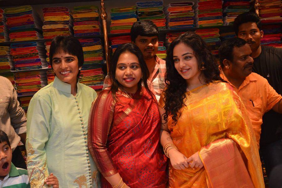 Nithya Menen At Kalamandir 25th Store Opening Photos